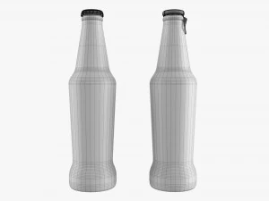 Glass Soda Soft Drink Water Bottle 18 3D Model