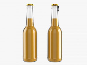 Glass Soda Soft Drink Water Bottle 19 3D 模型