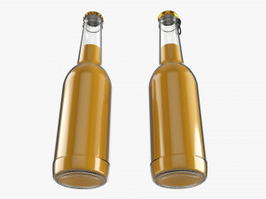Glass Soda Soft Drink Water Bottle 19 3D 模型