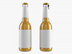 Glass Soda Soft Drink Water Bottle 20 Modelo 3D