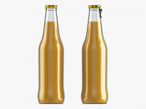 Glass Soda Soft Drink Water Bottle 21 3D Model