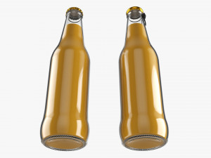 Glass Soda Soft Drink Water Bottle 21 Model 3D
