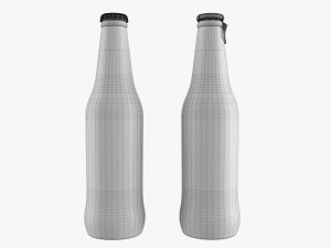 Glass Soda Soft Drink Water Bottle 21 Model 3D