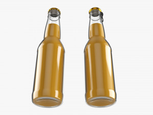 Glass Soda Soft Drink Water Bottle 22 3D Model