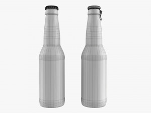 Glass Soda Soft Drink Water Bottle 22 3D Model