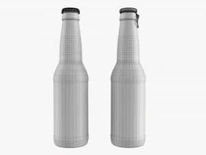 Glass Soda Soft Drink Water Bottle 22 3D Model