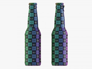 Glass Soda Soft Drink Water Bottle 22 3D Model