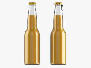 Glass Soda Soft Drink Water Bottle 23 Modelo 3D