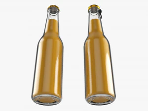 Glass Soda Soft Drink Water Bottle 24 3D Model