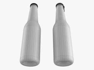 Glass Soda Soft Drink Water Bottle 24 3D Model