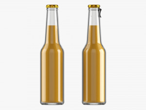 Glass Soda Soft Drink Water Bottle 25 Model 3D