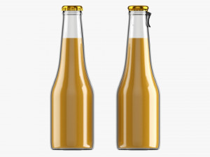 Glass Soda Soft Drink Water Bottle 27 Model 3D