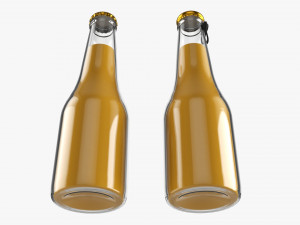 Glass Soda Soft Drink Water Bottle 27 3D Model