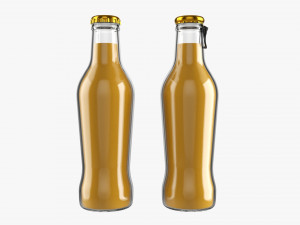 Glass Soda Soft Drink Water Bottle 29 3D Model