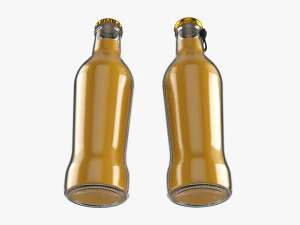 Glass Soda Soft Drink Water Bottle 29 3D Model