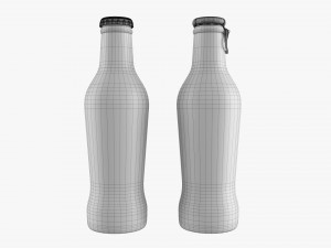 Glass Soda Soft Drink Water Bottle 29 3D Model