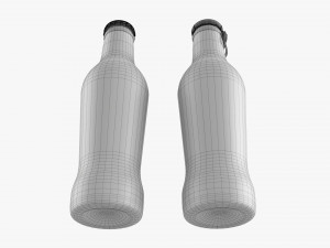 Glass Soda Soft Drink Water Bottle 29 3D Model