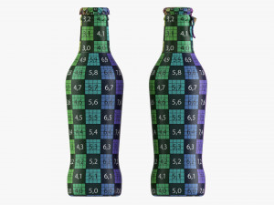 Glass Soda Soft Drink Water Bottle 29 3D Model