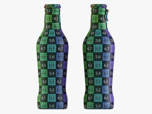 Glass Soda Soft Drink Water Bottle 29 3D Model