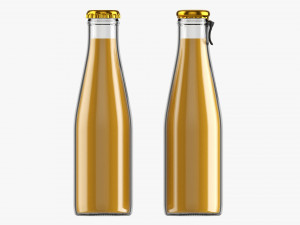 Glass Soda Soft Drink Water Bottle 30 Model 3D
