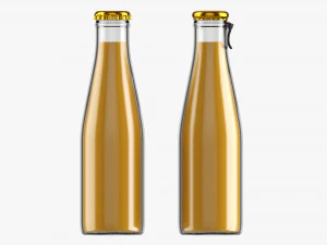 Garrafa de &aacute;gua de refrigerante de vidro 30 Modelo 3D