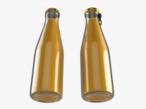 Glass Soda Soft Drink Water Bottle 30 3D Model