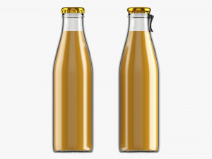 Glass Soda Soft Drink Water Bottle 31 3D Model
