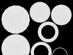 Glass Soda Soft Drink Water Bottle 33 Modello 3D
