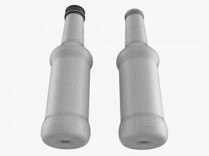 Glass Soda Soft Drink Water Bottle 38 3D 모델