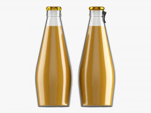 Glas-Soda-Erfrischungsgetr&auml;nk-Wasserflasche 39 3D Modell