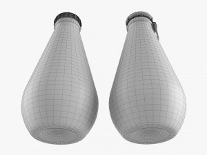 Glass Soda Soft Drink Water Bottle 41 Modello 3D