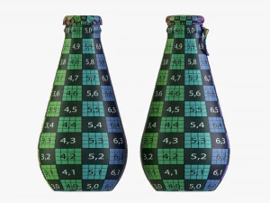 Glass Soda Soft Drink Water Bottle 41 3D Model