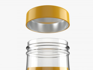 Glass Soda Soft Drink Water Bottle 42 Modèle 3D