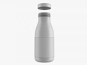 Glass Soda Soft Drink Water Bottle 42 Modèle 3D