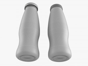Glass Soda Soft Drink Water Bottle 43 3D Model