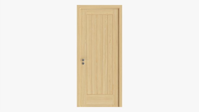 Modern Door 01 3D 模型 .c4d .max .obj .3ds .fbx .stl .blend 