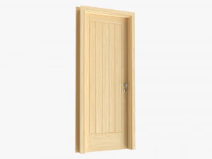 Modern Door 01 3D Model