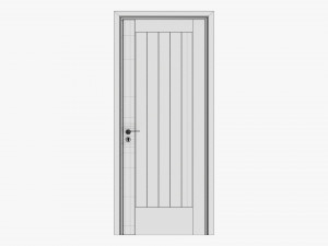 Modern Door 01 3D 模型