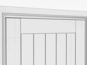 Modern Door 01 3D 模型