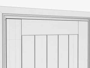 Modern Door 01 3D Model