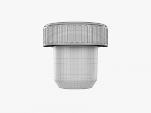 Plastic Cork Bottle Cap 3D Модель