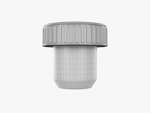 Plastic Cork Bottle Cap 3D Model