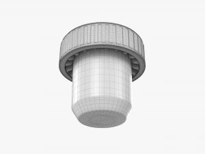 Plastic Cork Bottle Cap 3D Model