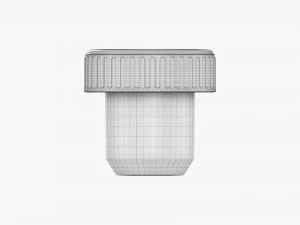 Plastic Cork Bottle Cap 3D Model