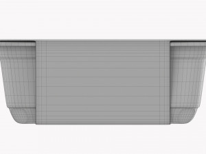 Plastic Food Container Box Tray With Label Mockup 18 Model 3D