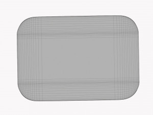 Plastic Food Container Box Tray With Label Mockup 18 Model 3D