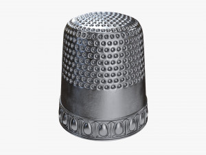Vintage Metal Thimble Modelo 3D