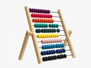 Abacus Counting Frame 3Dモデル