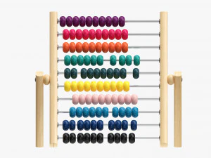 Abacus Counting Frame 3D Model