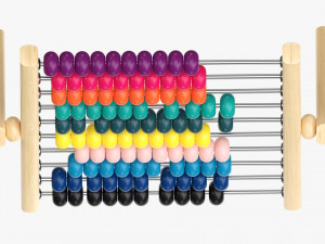 Abacus Counting Frame 3D 模型